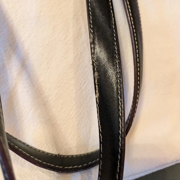 VTG 1990's Carolee Leather Tote - Picture 13 of 14